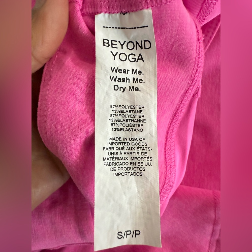 BEYOND YOGA Dare To Flare Skirt Skort in Spacedye Pink Size Small - Picture 8 of 11